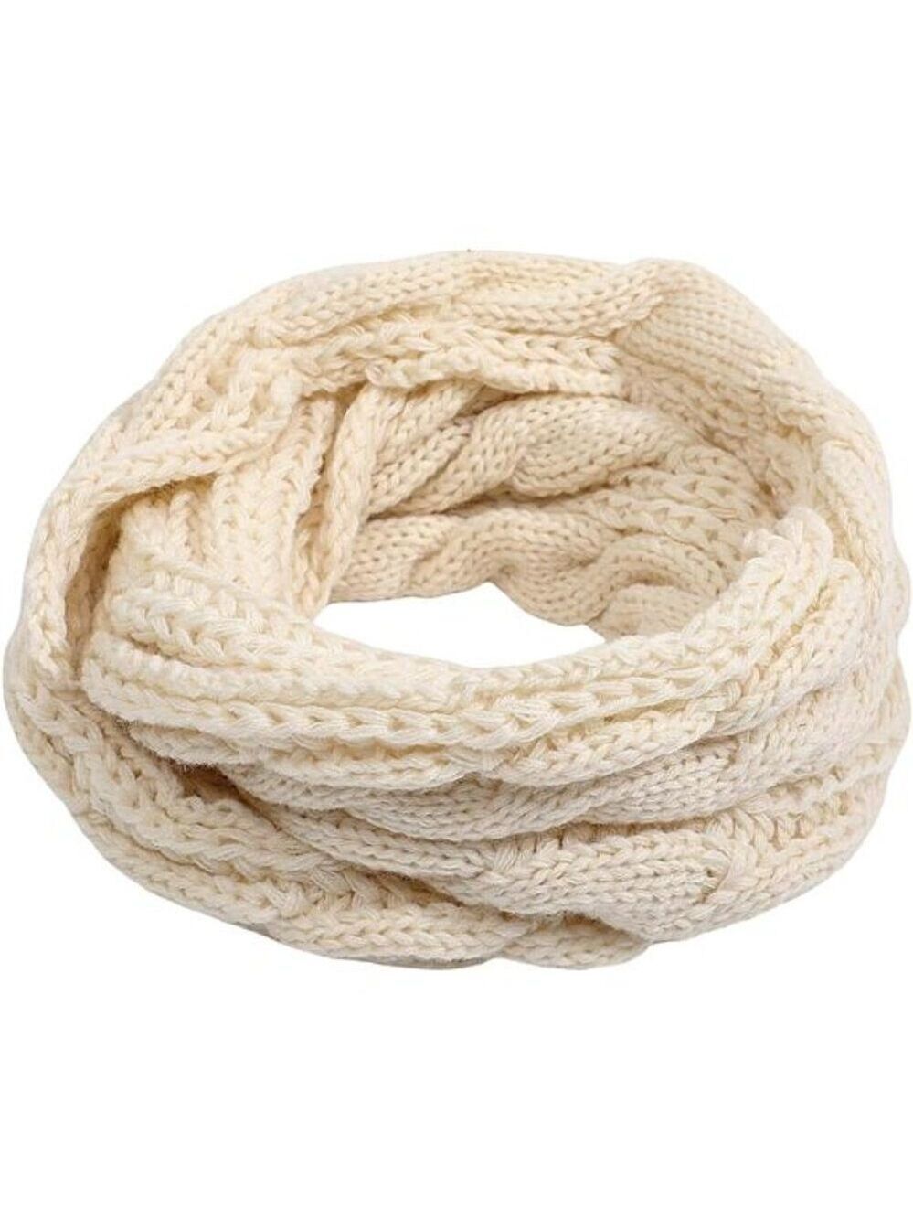 Womens Winter Scarf Infinity Knit Circle Loop Scarf Cold Weather Shawl Warm
